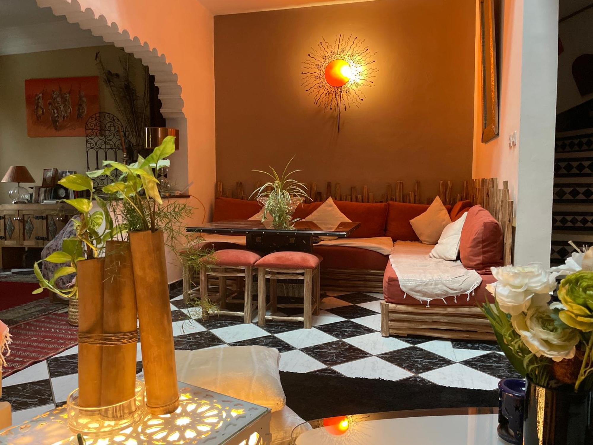 Riad Palmier Fleuri Marrakesh Exterior photo