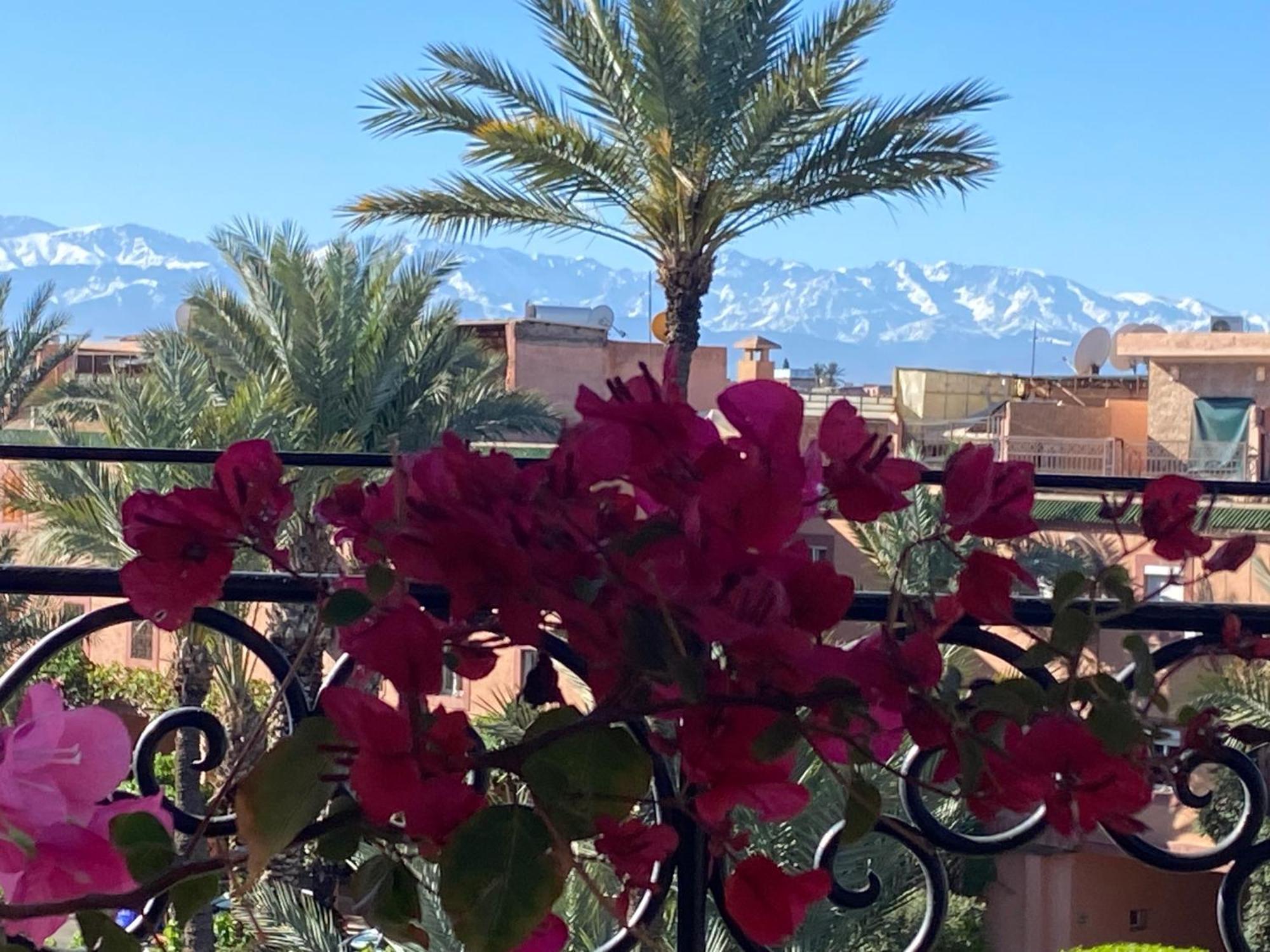 Riad Palmier Fleuri Marrakesh Exterior photo