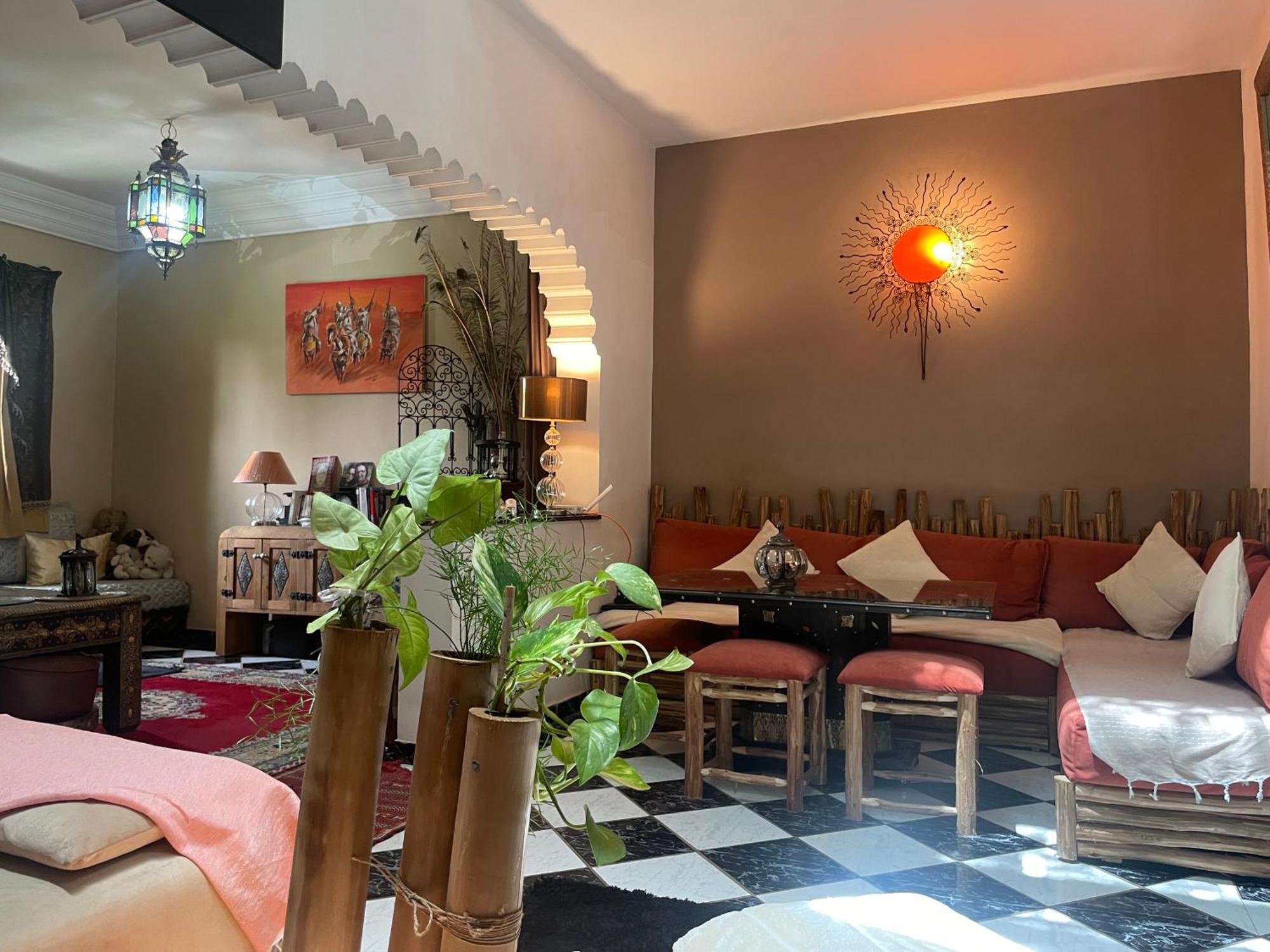 Riad Palmier Fleuri Marrakesh Exterior photo